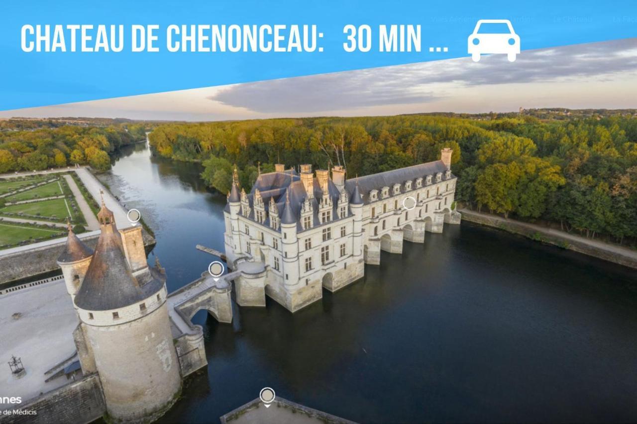 Villa Caporizon-Le Coffre Fort-Le Clos De Chambord Saint-Claude-de-Diray Exterior foto