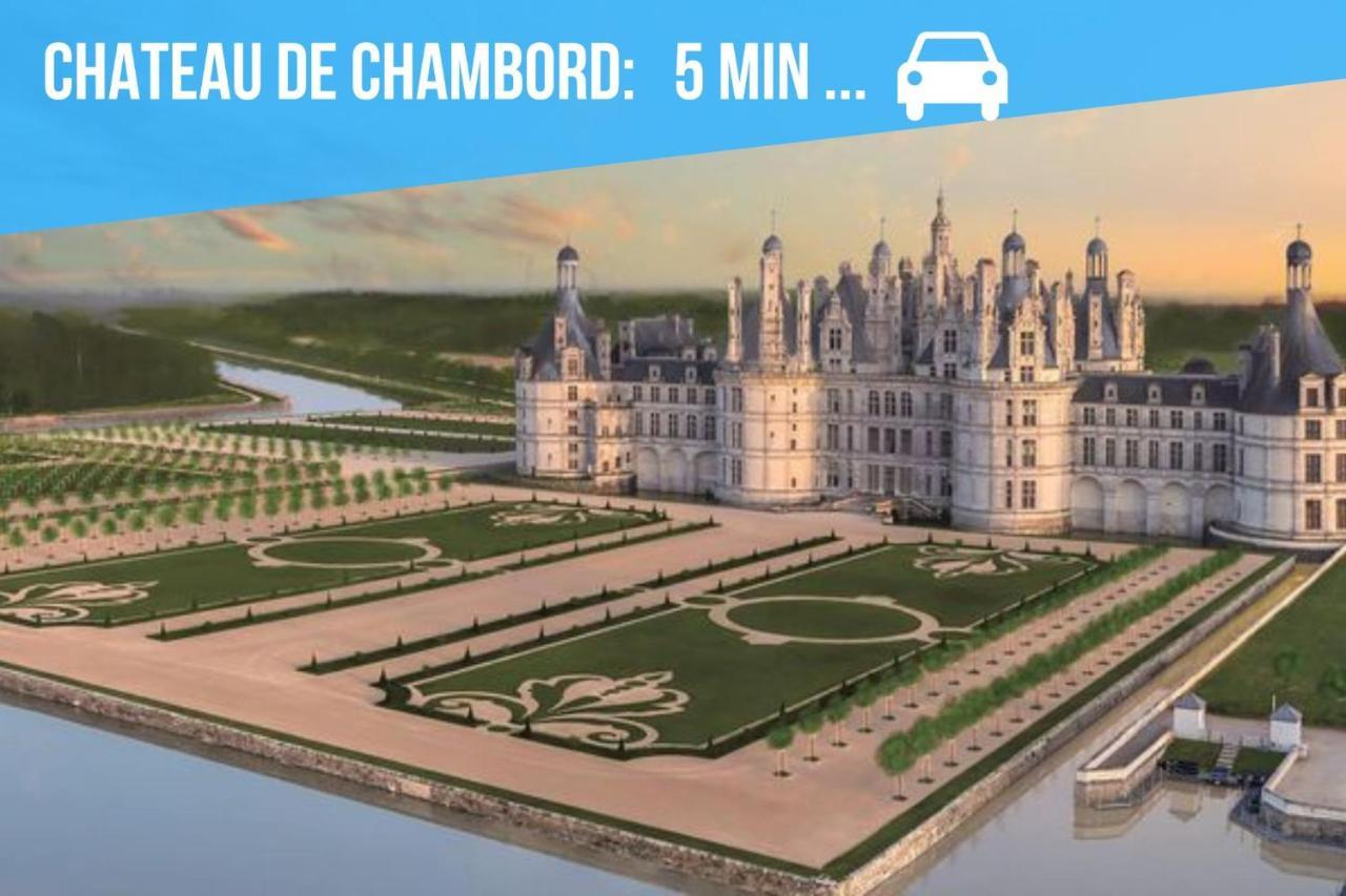Villa Caporizon-Le Coffre Fort-Le Clos De Chambord Saint-Claude-de-Diray Exterior foto